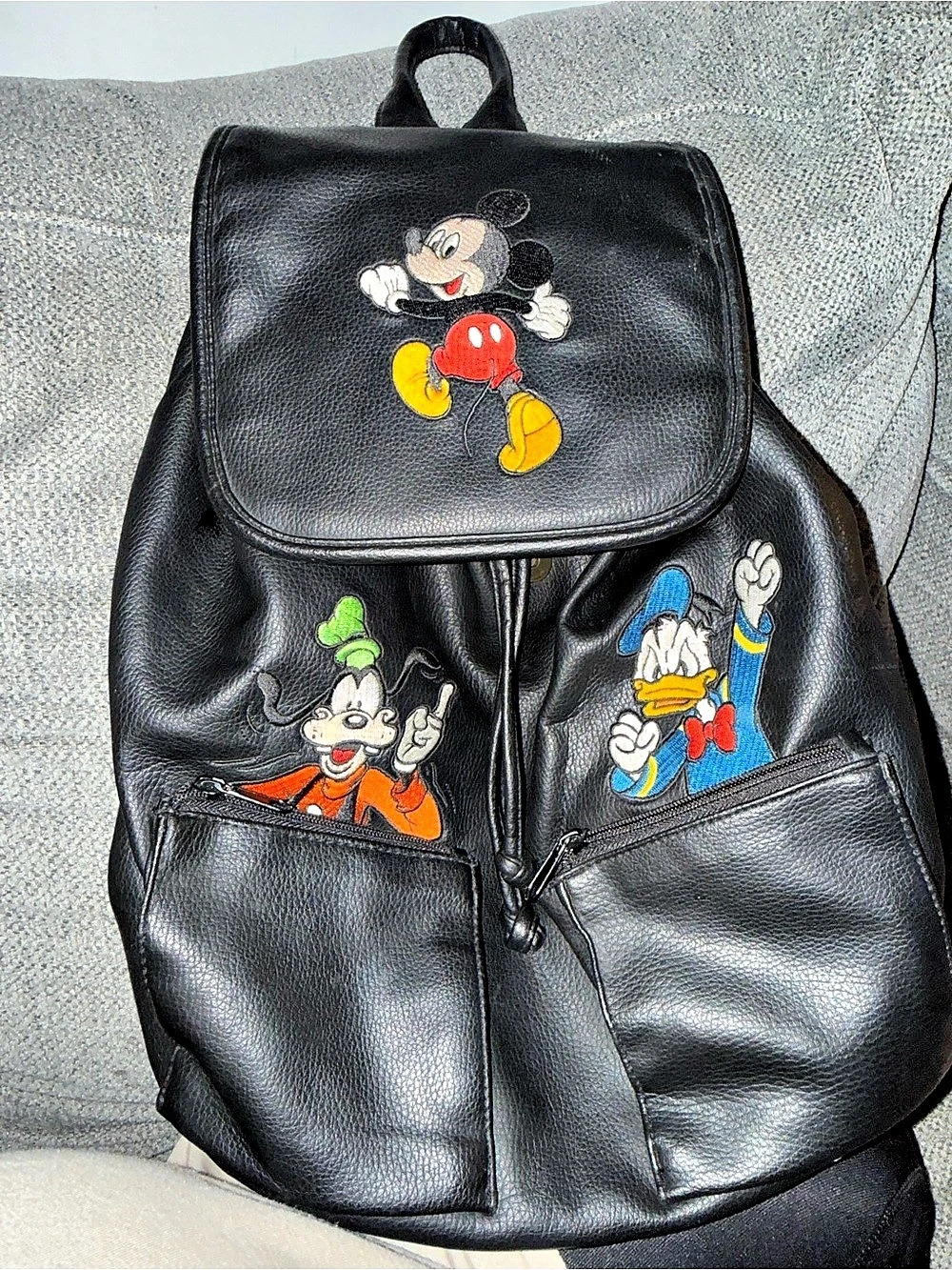 Disney Mickey & Friends Black Backpack
